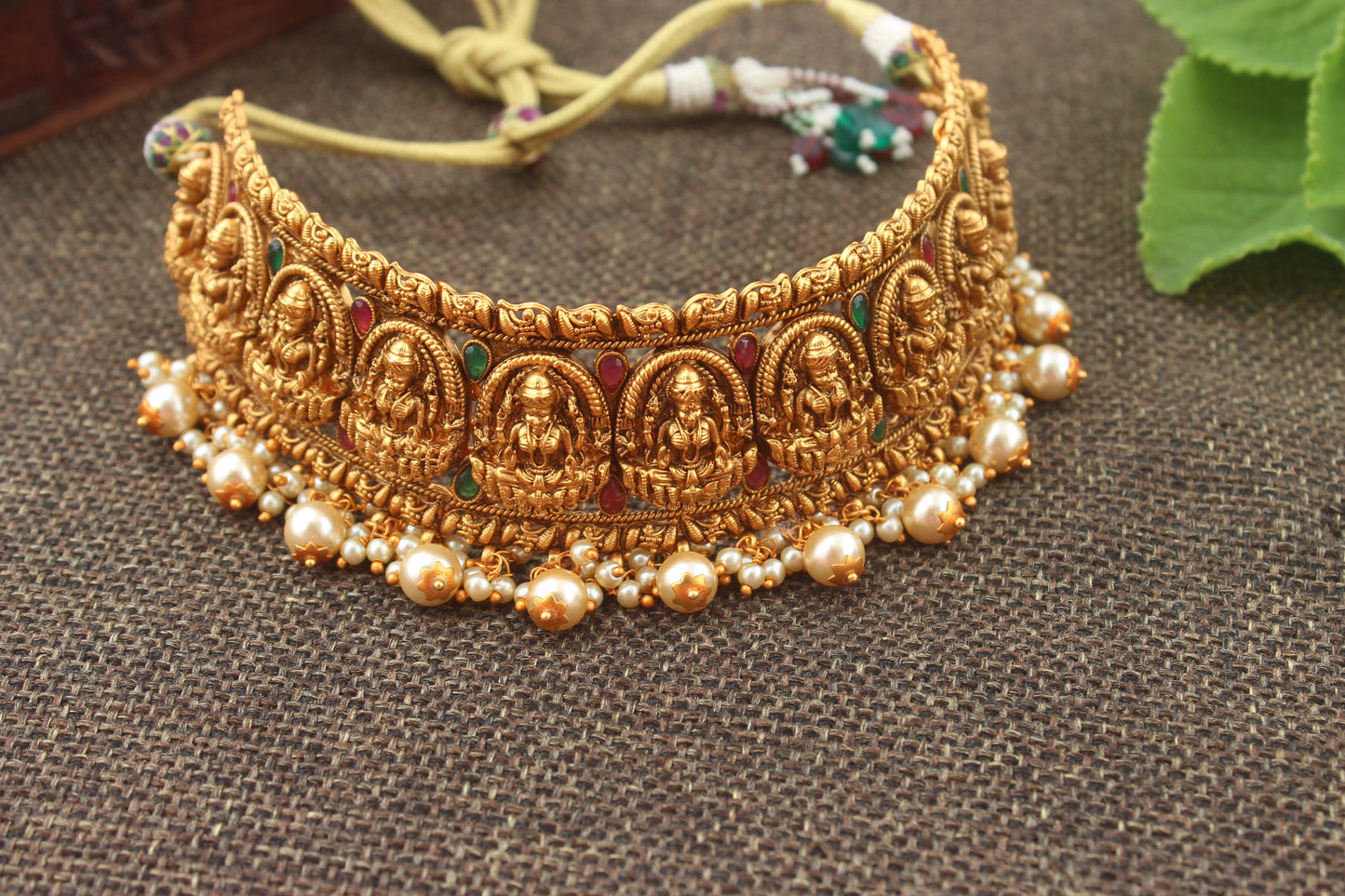 Heavy Bridal Mahalakshmi Choker - Happy Pique 