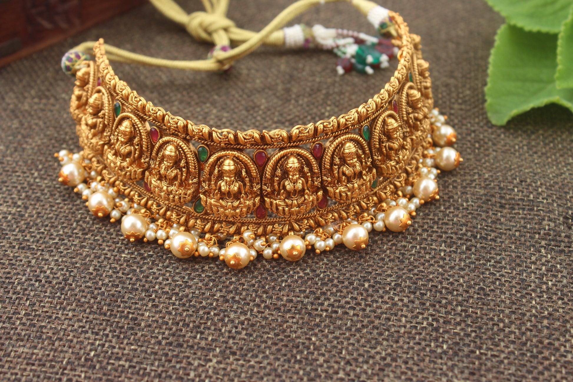 Heavy Bridal Mahalakshmi Choker - Happy Pique 