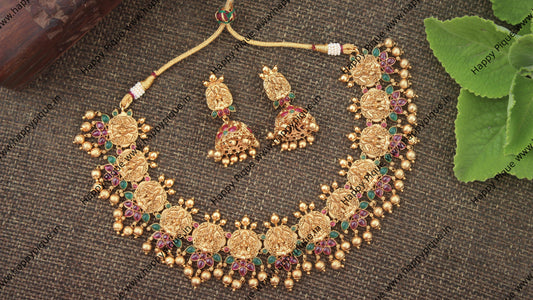 Traditional Nagas Gold Look Alike Necklace