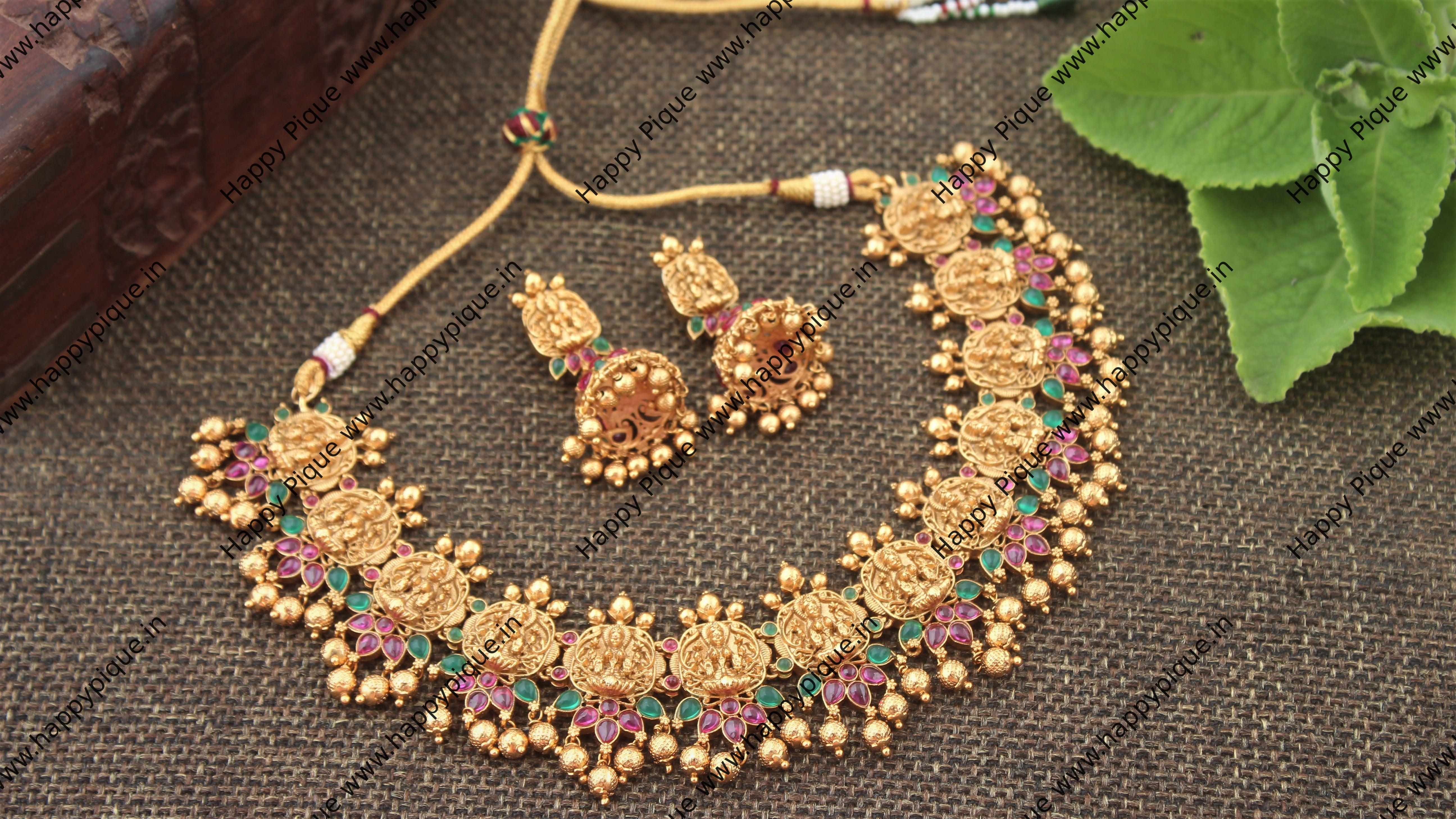 Traditional Nagas Gold Look Alike Necklace