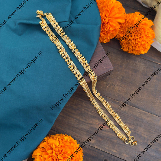 Real Gold Look Daily Wear/Function Wear Anklets - ANK006