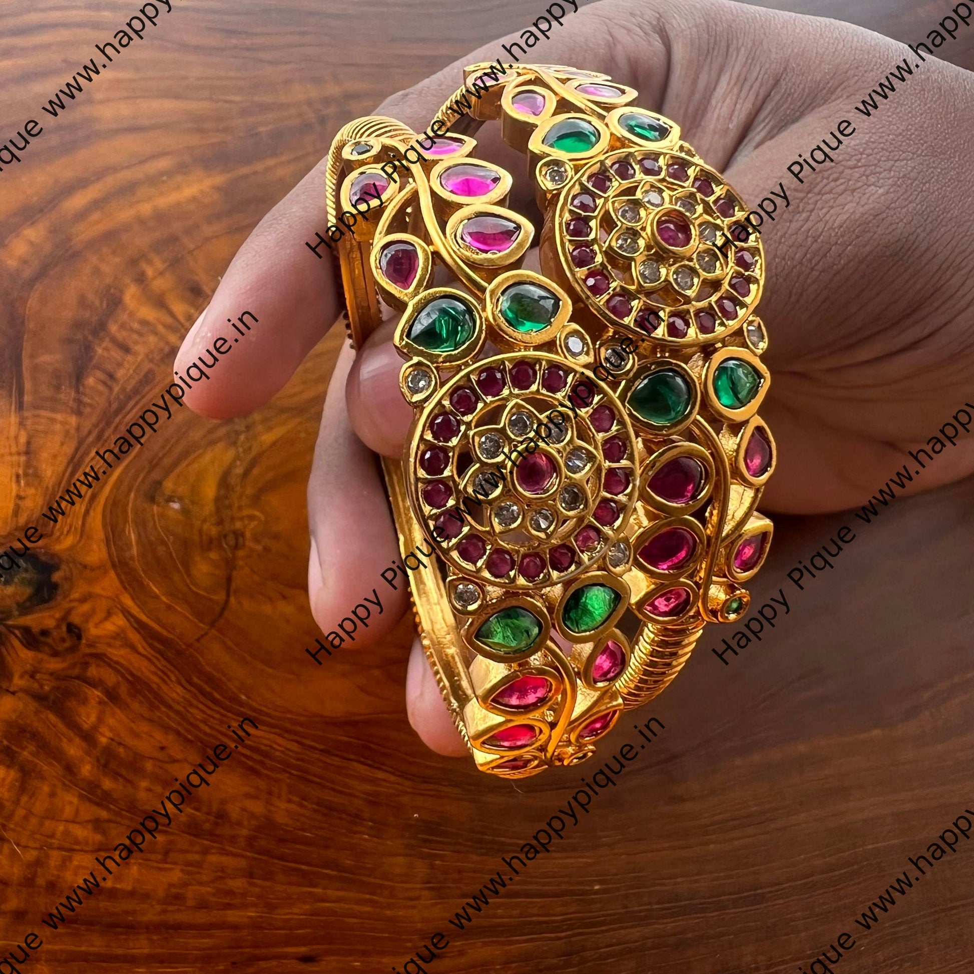 Real Kemp Kada Bangles for women