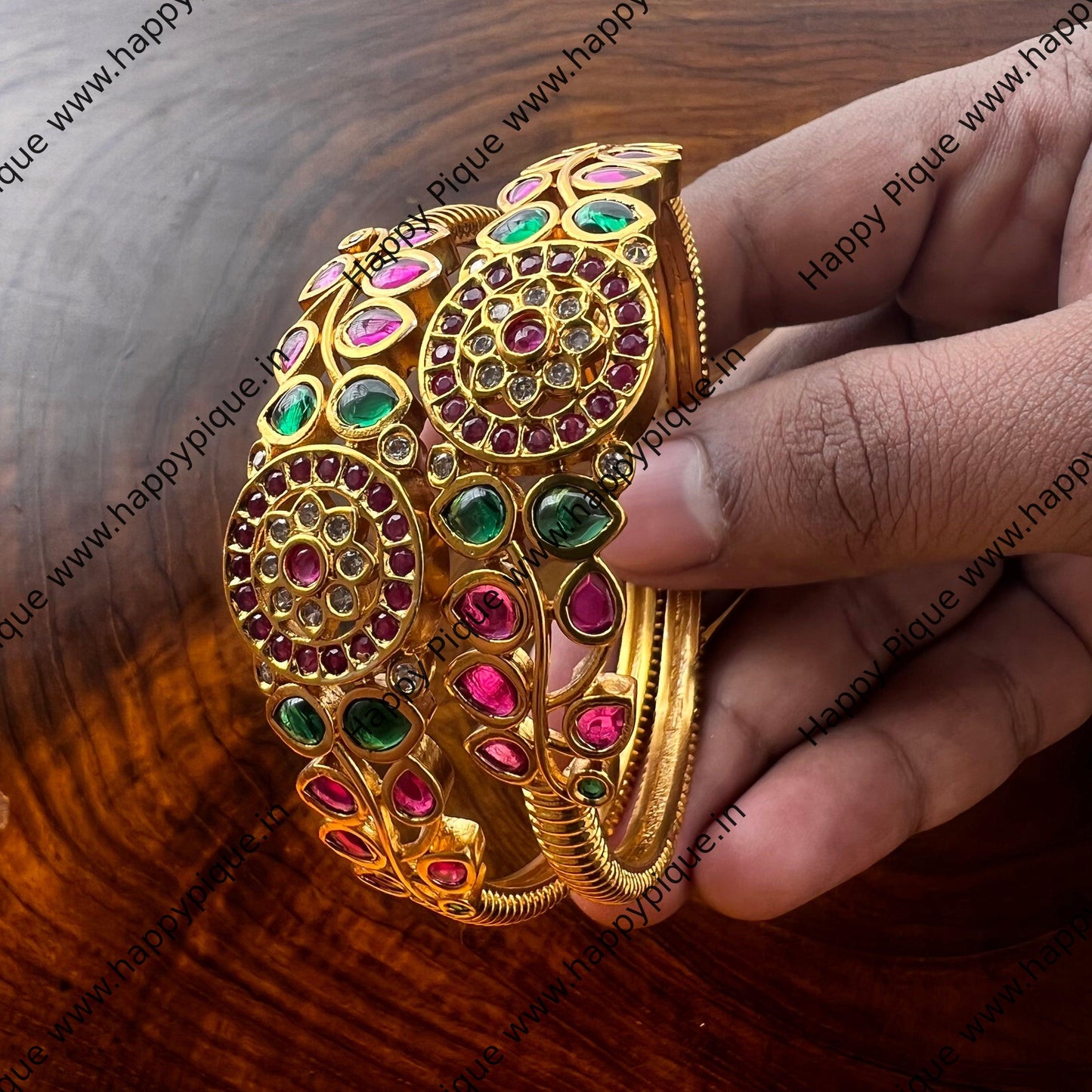 Real Kemp Kada Bangles for women