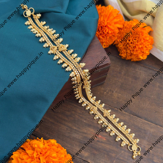 Real Gold Look Daily Wear/Function Wear Anklets - ANK003