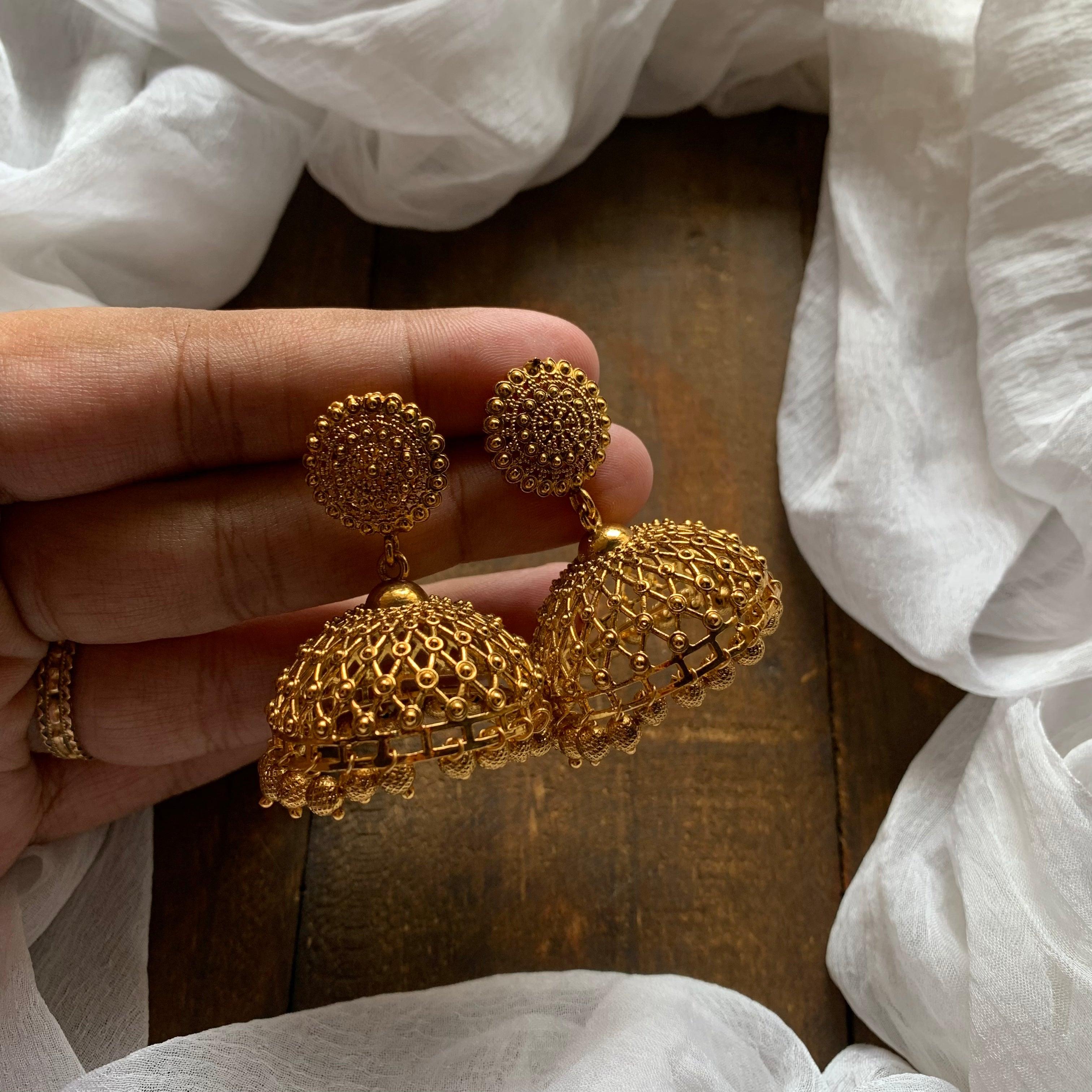 Indian Jhumka Earrings for Women Big pendientes Golden Bells Long Tassel  Earring Egypt Nepal Statement Party Jewelry Gift - AliExpress