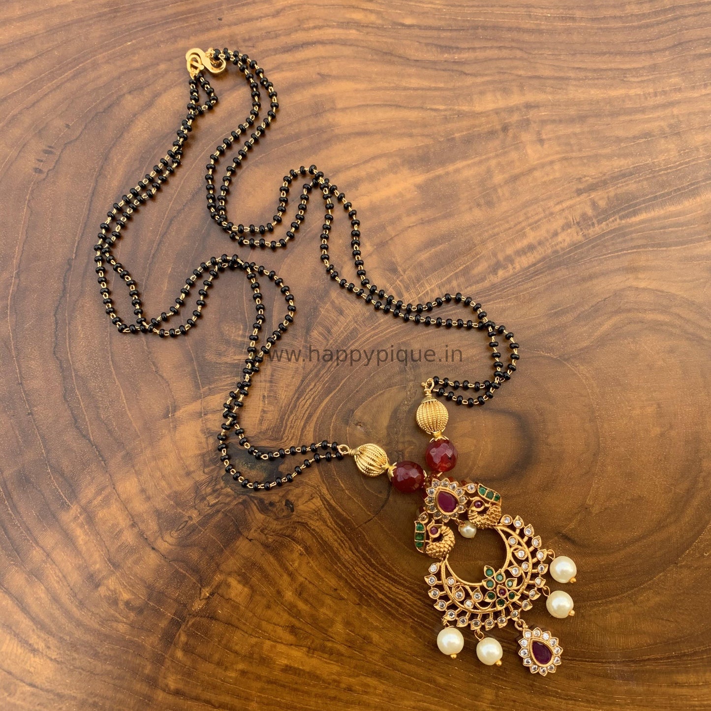 AD Chaandbali Short Mangalsutra - Happy Pique 