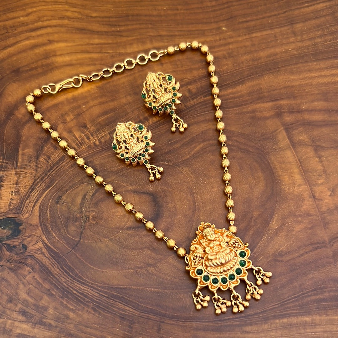 Buy Antique Gold Plated Saanvi Pendant Earrings Set  Tarinika  Tarinika  India
